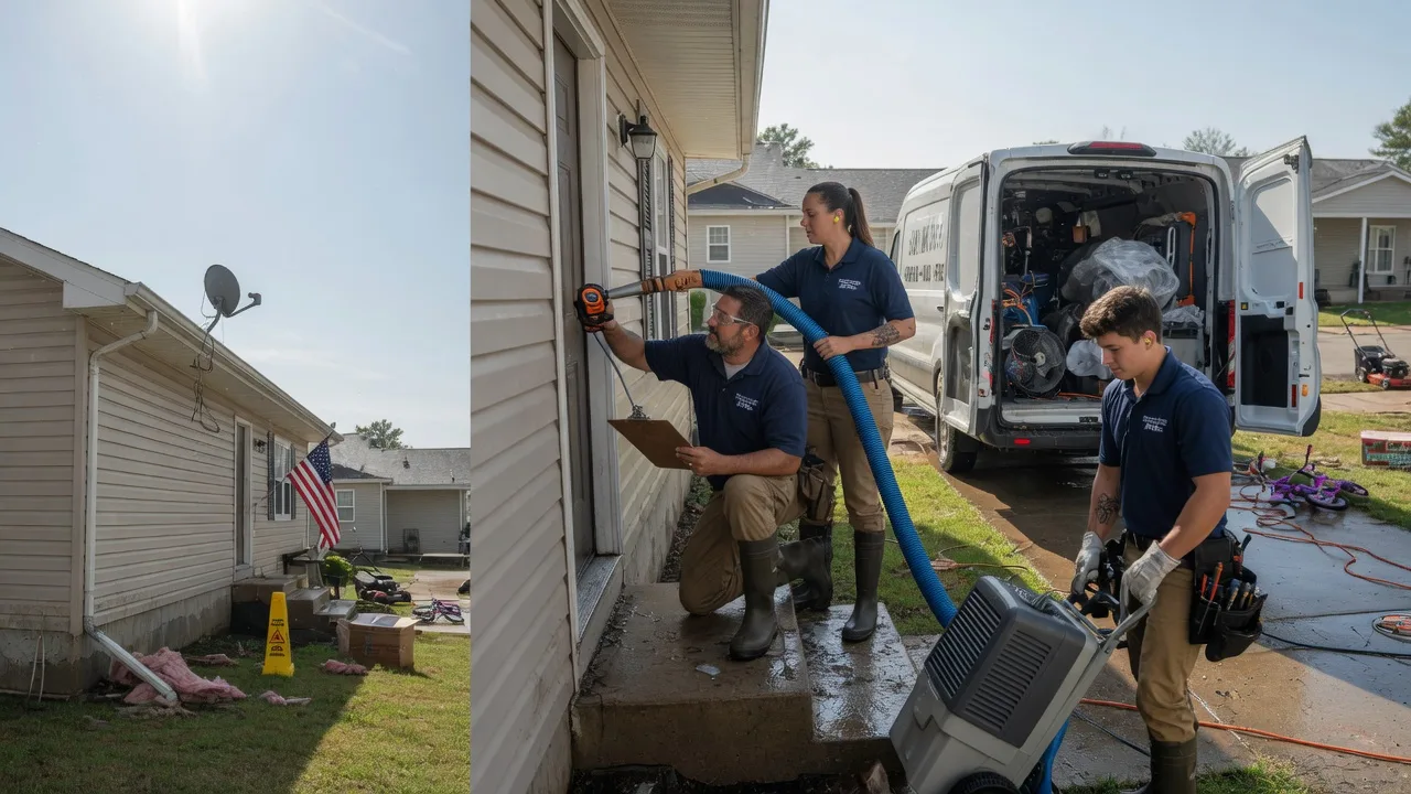 Ceiling Water Damage Restoration in Mahomet, IL near me